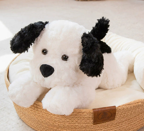 Relaxed Companion: Plush Toy Lying Dog Doll (Super Soft, $\mathbf{35}$–$\mathbf{55\text{cm}}$).