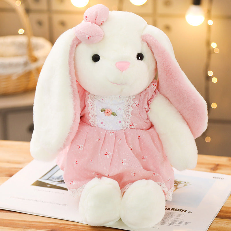 Timeless Snuggles: Bunny Doll Ragdoll Plush Toy (Short Plush, PP Cotton Filled).