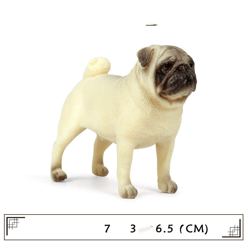 Realistic Plastic Dog Model Toy, Large Cognitive Animal Figures for Kids & Collectors