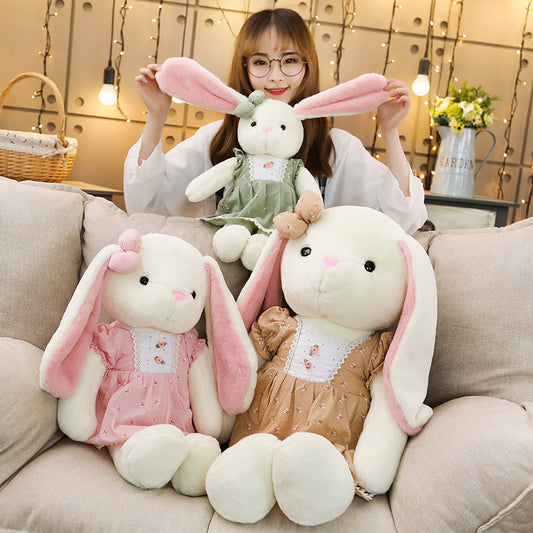Timeless Snuggles: Bunny Doll Ragdoll Plush Toy (Short Plush, PP Cotton Filled).