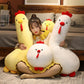 Cute Fat Chicken Doll Plush Toy – Soft Short-Plush Stuffed Animal