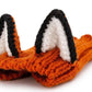 Knitted Dinosaur & Animal Pet Hat, Warm Windproof Halloween Head Cover for Dogs