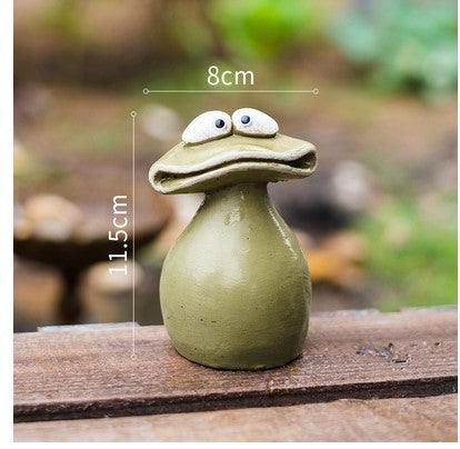 Bring Luck Home: Creative Cement Frog Animal Ornaments (The Quack Family).