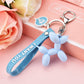 Balloon Dog Keychain, PVC Doll Pendant for Bags, Keys & Gifts
