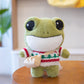 Cute Frog Doll Dressing Backpack Plush Toy – 30 cm Outfit-Style Frog Plush