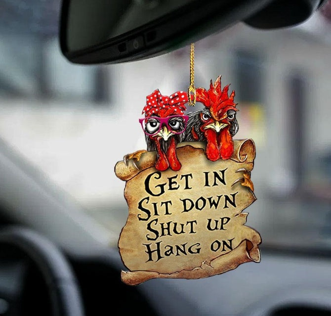 Sleeping Dog Angel Car Pendant, Cute Acrylic Hanging Ornament for Cars, Doors & Home Decor