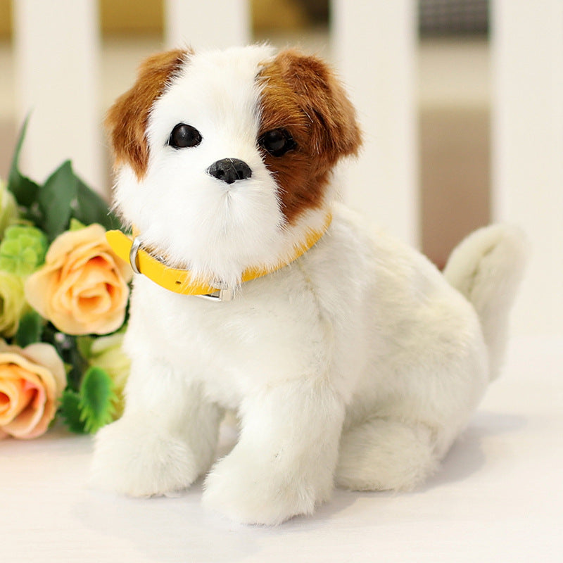 Best of Breeds: Simulated Animal Dog Plush Doll ($\mathbf{20\text{cm}}$, Labrador, Rottweiler, & More).