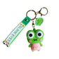 Stress Relief Fun: Eye-popping Frog Decompression Doll Keychain (Unisex, PVC).