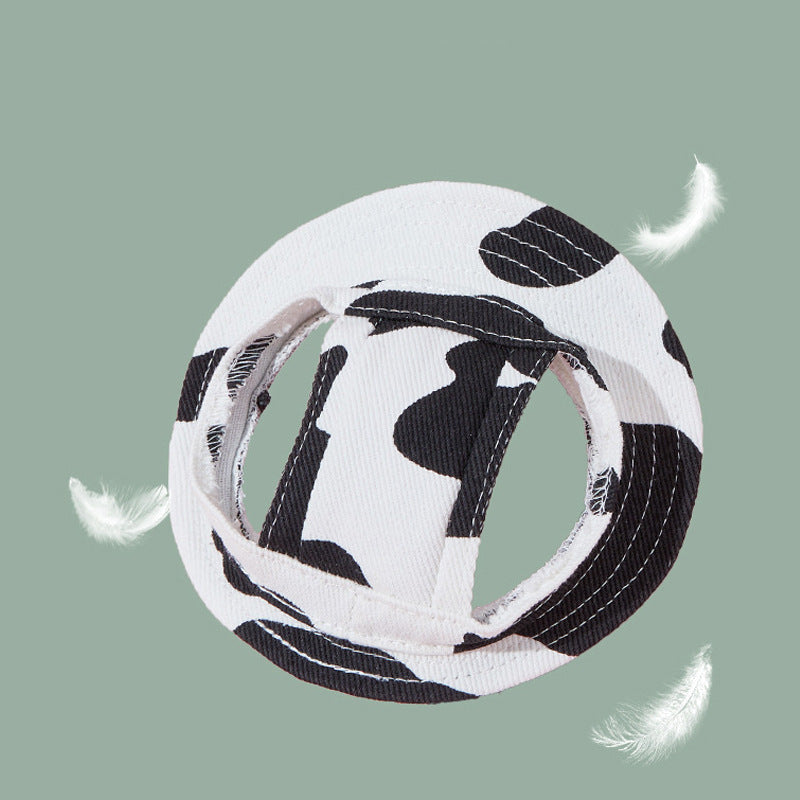 Breathable Dog Sun Hat with Ear Holes, Comfortable Outdoor Pet Cap for Summer Protection