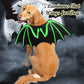 Halloween Luminous Skeleton Bat Wings Costume for Dogs & Cats, Adjustable Cosplay Outfit (S–L)