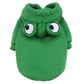 Hilarious Halloween: Soft Warm Frog Cosplay Pet Hoodie for Small Dogs and Cats.