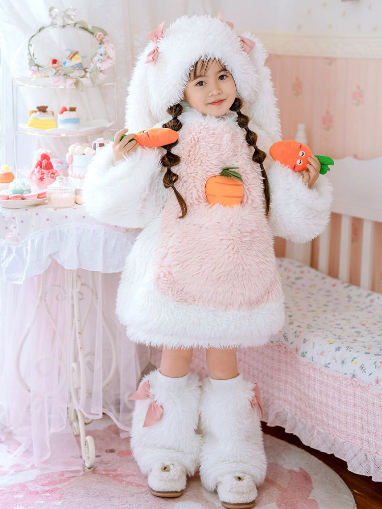 Easter Bunny Parent-Child Costume, Matching Family Jumpsuit for Easter Celebrations