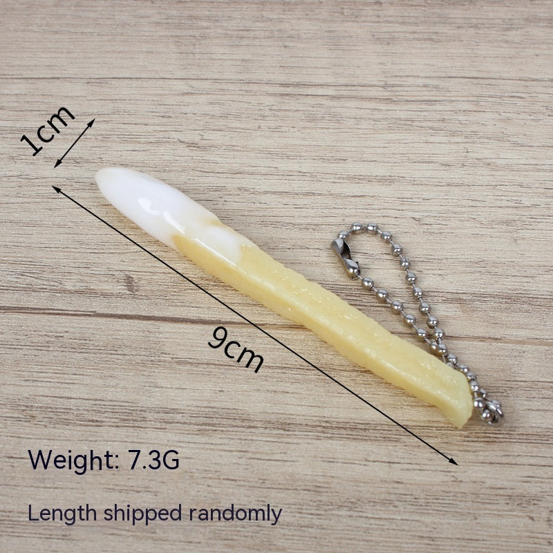 Ready to Wear Your Favorite Snack? Choose Your Chicken or Fries Keychain Style Today.