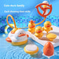 Electric Water Duck Shower Head – Baby Bath Rotating Spray Toy (3 Ducks Set)