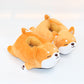 Cute Soft Adorable Corgi Shiba Inu Dog Slippers, Animal Plush Indoor Footwear