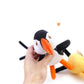 Tug & Chew Fun: Plush Knotted Dog Pet Training Toy (Duck, Puffin, or Rooster, $\mathbf{23\text{cm}}$).