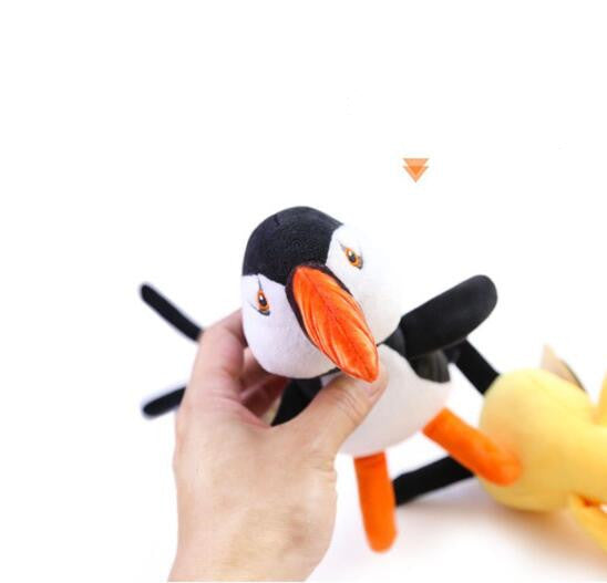 Tug & Chew Fun: Plush Knotted Dog Pet Training Toy (Duck, Puffin, or Rooster, $\mathbf{23\text{cm}}$).