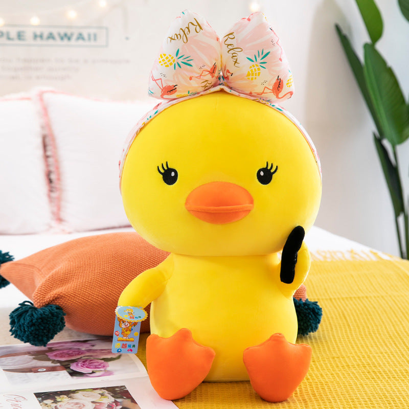 Glamorous Comfort: Makeup Duck Plush Toy Doll (Super Soft Elastic).