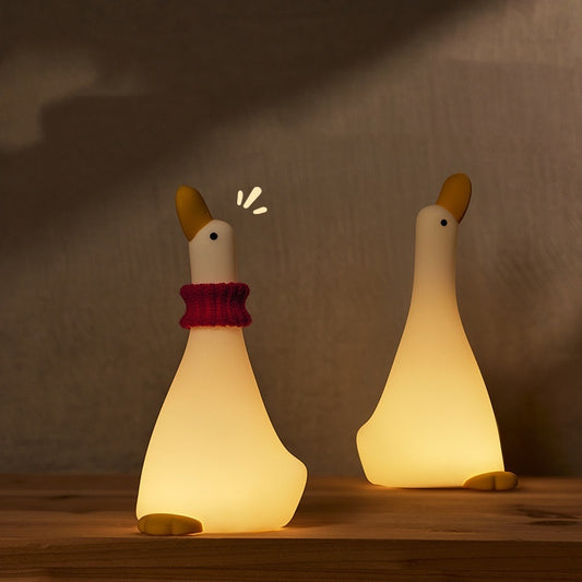 Charming Glow: Looking Up Little Duck Rechargeable Night Lamp.