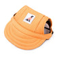 Sunshade Baseball Hat for Pets, Canvas & Oxford Duckbill Cap for Teddy, Corgi, Small & Large Dogs