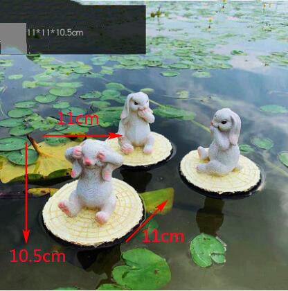 Pastoral Charm: Handmade Imitation Frog Resin Ornaments for Garden Pond or Fish Tank.