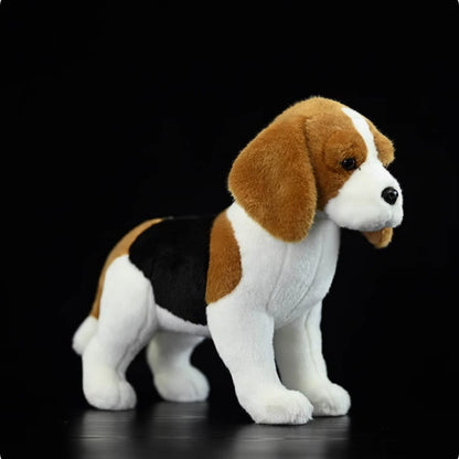 Lifelike Cuddles: Beagle Dog Doll Simulation Plush Toy ($\mathbf{29\text{cm}}$).