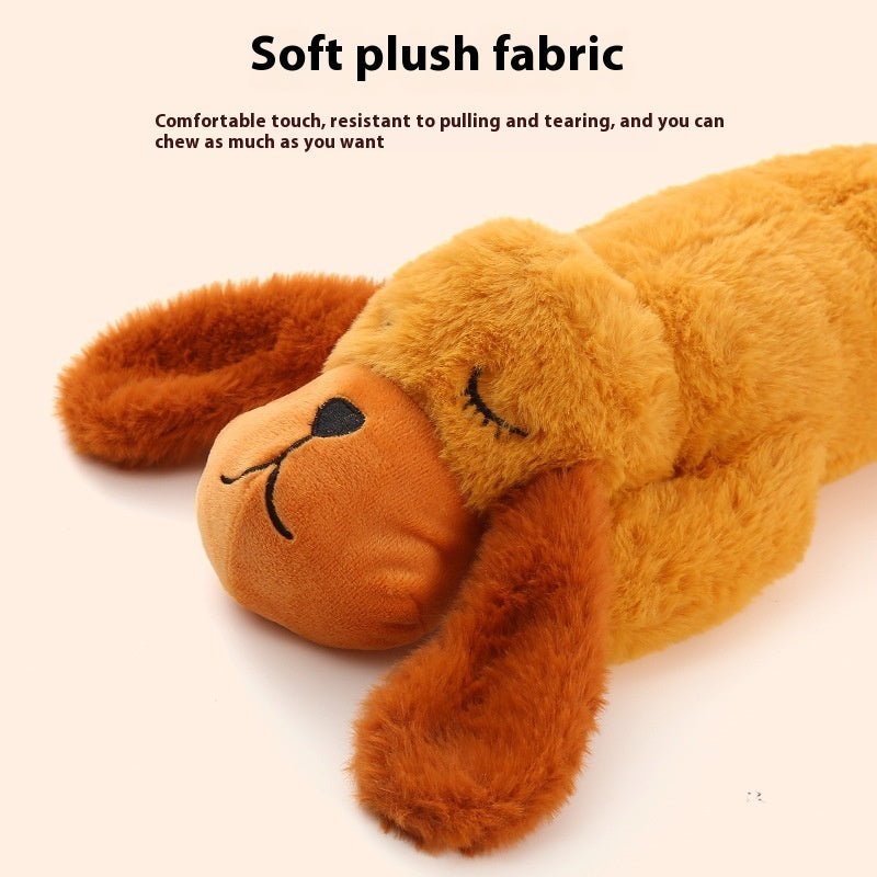 Heart Simulator Plush Dog Toy, Comfort & Companion Plush (Dog, Fox, Raccoon – No Heartbeat Device Included)