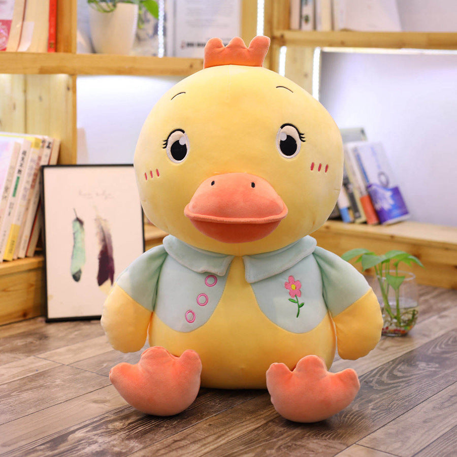 Quirky Companion: Big Mouth Duck Animal Plush Doll (Short Plush, PP Cotton Filled).