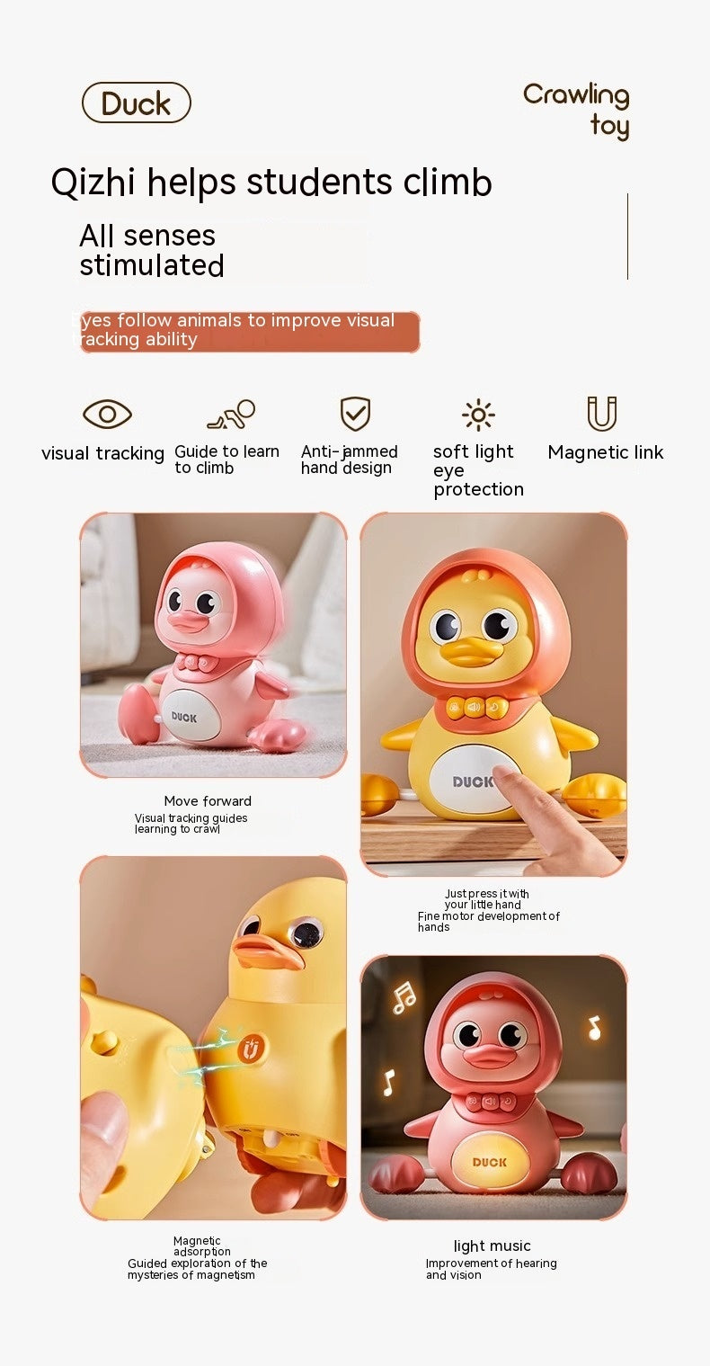 Motion & Melody: Electric Walking Swing Duck Interactive Toy (Multi-Sensory Development).
