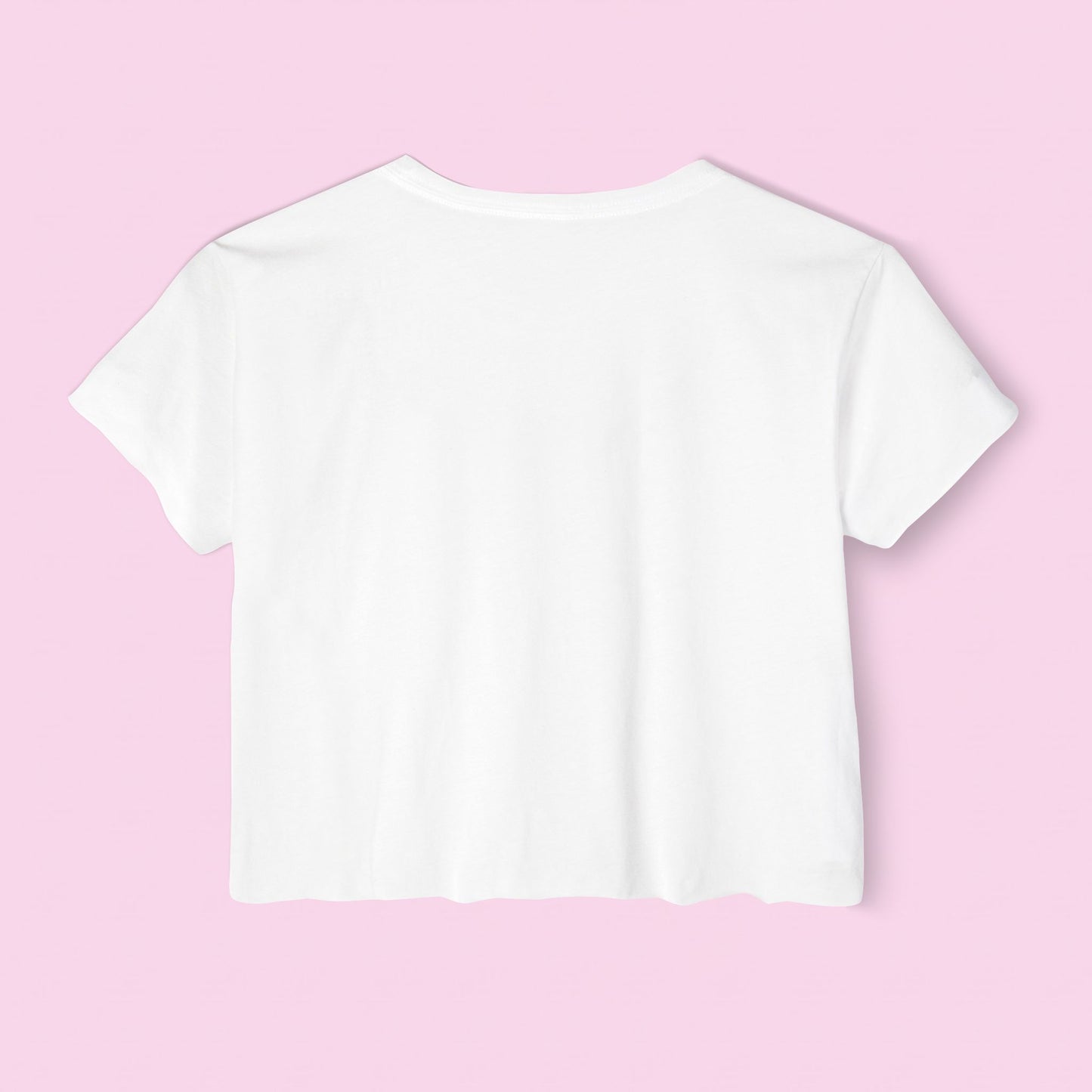 Lucky Girl Crop Top - Pastel Festival Women's Graphic Tee