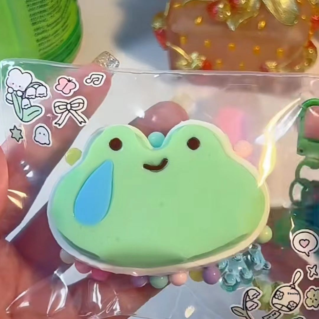 DIY Fun: Silent Frog Squeezing Toy Silicone Mold (Multi-Use Baking & Crafting).