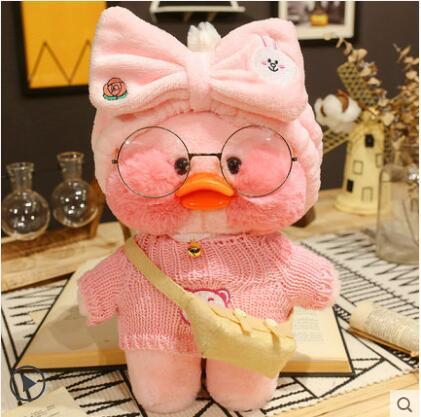 Cute PP Cotton Small Yellow Duck Plush Toy – 30cm Musical Sound Plush for Teens