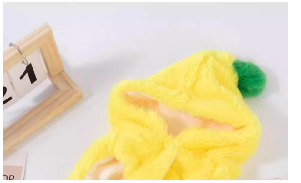 Dog Clothes, Autumn and Winter Funny Banana Pet Costume