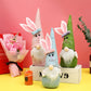 Easter Pointed Hat Bunny Doll, Cute Cloth Ornament for Home Decoration