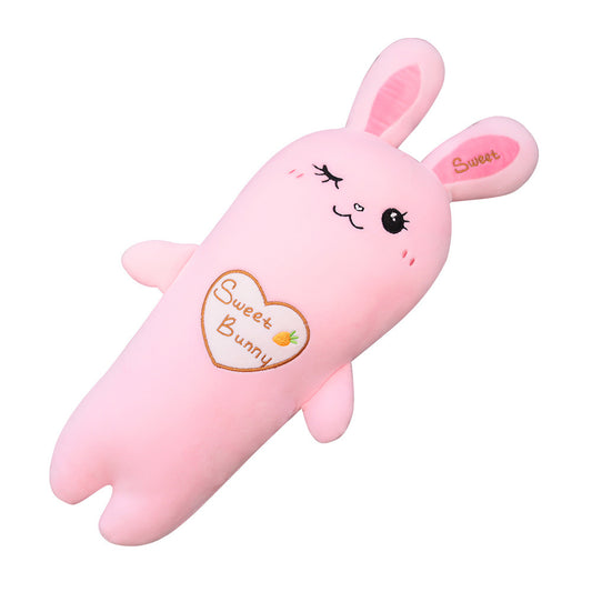 Carrot Bunny Plush Toy, Soft Short-Plush Rabbit with PP Cotton Filling (50cm / 80cm / 1m)