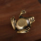Copper Tea Decoration Frog Ornament – Small Handcrafted Water Frog Pendant