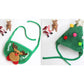 Christmas Pet Hat & Saliva Towel Bib, Cute Winter Cartoon Accessories for Dogs & Cats