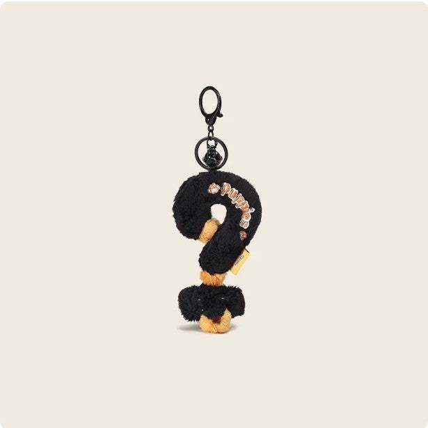 Sausage Plush Dog Bag Pendant Keychain, Cute Cartoon Plush Accessory