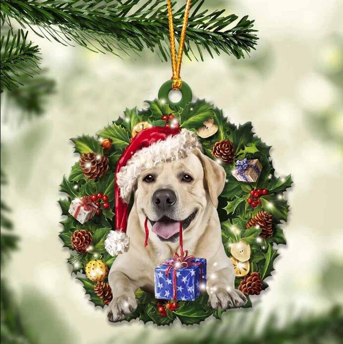 Sleeping Dog Angel Car Pendant, Acrylic Hanging Ornament for Cars, Doors & Home Decor