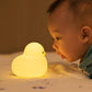 Duck Silicone Lamp – USB Rechargeable Dimmable Night Light (Warm 3000K)