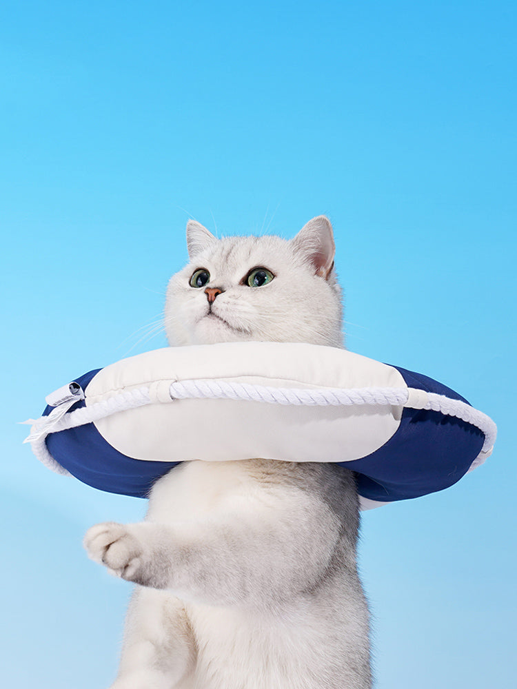 Cat & Dog Anti-Lick Recovery Collar, Soft Twill Comfort Ring for Post-Surgery Protection