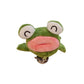 Sausage Lip Frog Plush Pendant – Funny Mini Frog Doll Keychain Charm (8 cm)