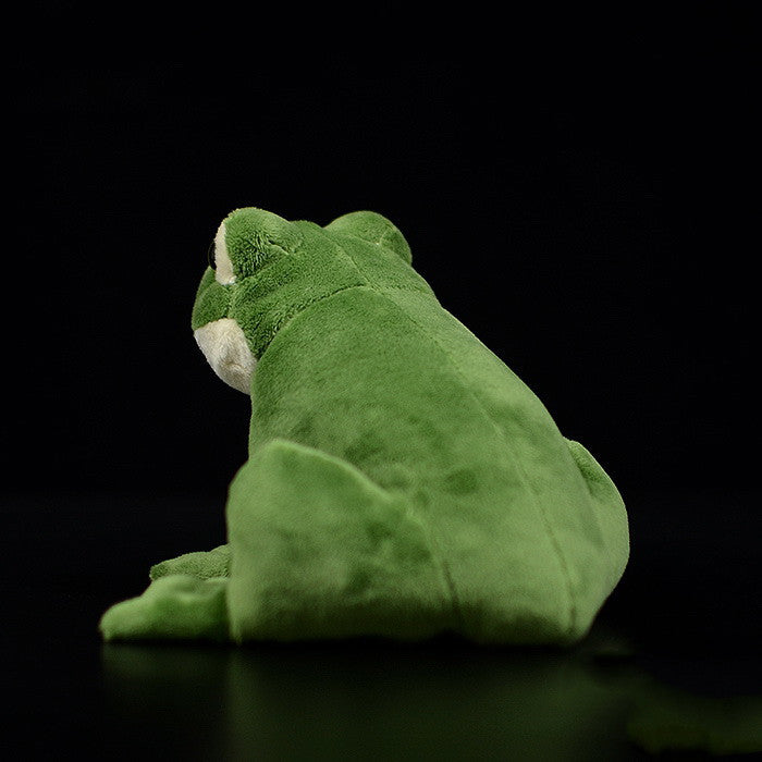 Lifelike Cuddles: Simulation Frog Animal Doll Figurine (16cm Long), Great for Christmas Gifting.