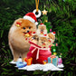 Sleeping Angel Dog Car Pendant, Cute Acrylic Hanging Ornament for Cars, Doors & Home Decoration