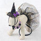 Halloween Pet Spider Hat & Shawl Set, Mesh Skull-Pattern Costume for Dogs & Cats
