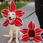 Dog Halloween Chomper Costume, Demon Hat Scary Headband & Funny Cosplay Headwear for Medium Dogs