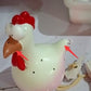 Yard Art Decor Chicken Garden Lawn Plug – Hen & Rooster Resin Ornaments for Indoor/Outdoor Decoration