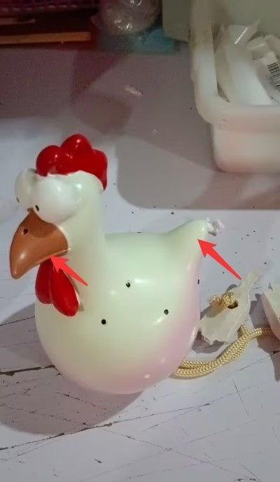 Yard Art Decor Chicken Garden Lawn Plug – Hen & Rooster Resin Ornaments for Indoor/Outdoor Decoration