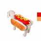 Funny Halloween Costumes for Dogs, Hot Dog Design Pet Outfit for Cats & Puppies