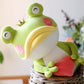 All Smiles: Cute Big Mouth Love Frog Plush Toy (Simple & Soft).